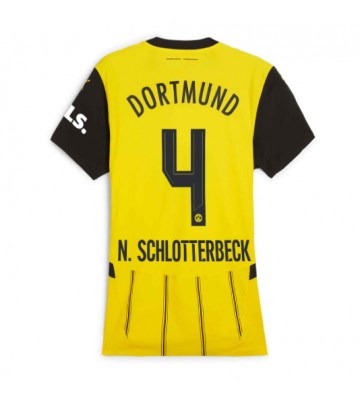 Borussia Dortmund Nico Schlotterbeck #4 Hemmatröja Dam 2024-25 Kortärmad